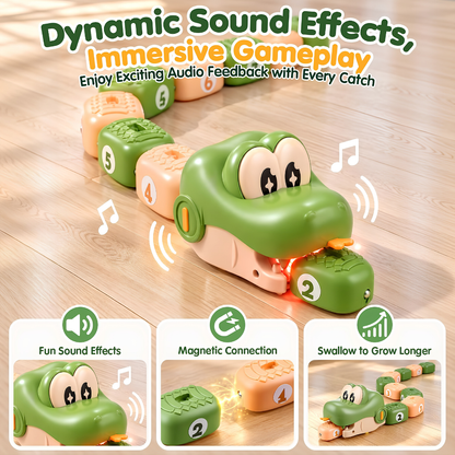 Remote-Control-Eating Snake with Magnetic Beans