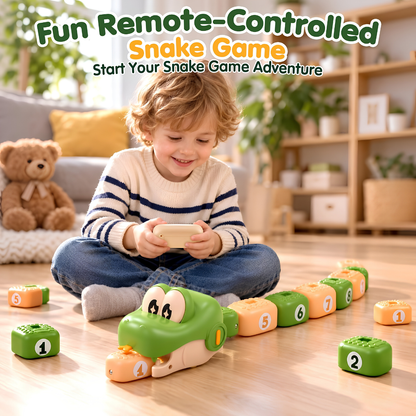 Remote-Control-Eating Snake with Magnetic Beans