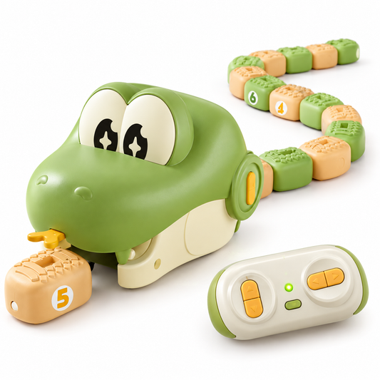 Remote-Control-Eating Snake with Magnetic Beans
